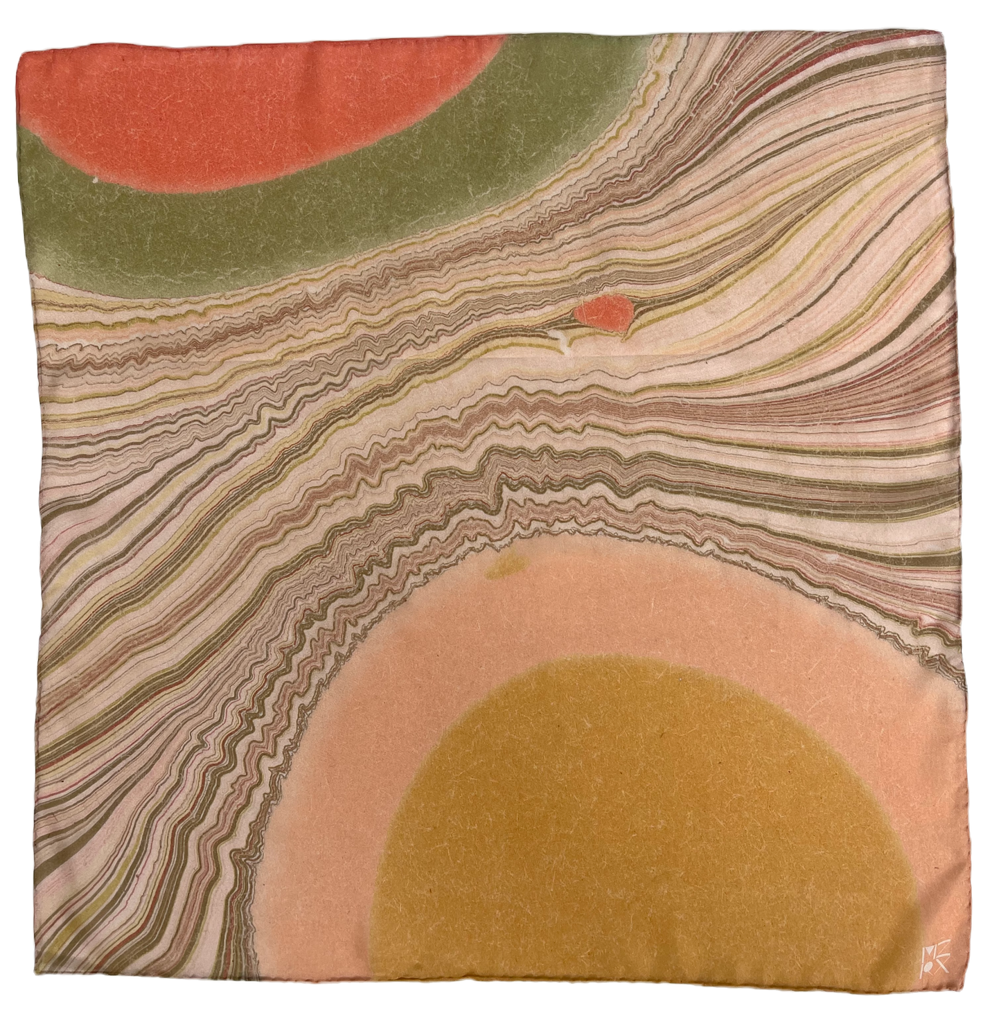 Golden Hour Silk Scarf