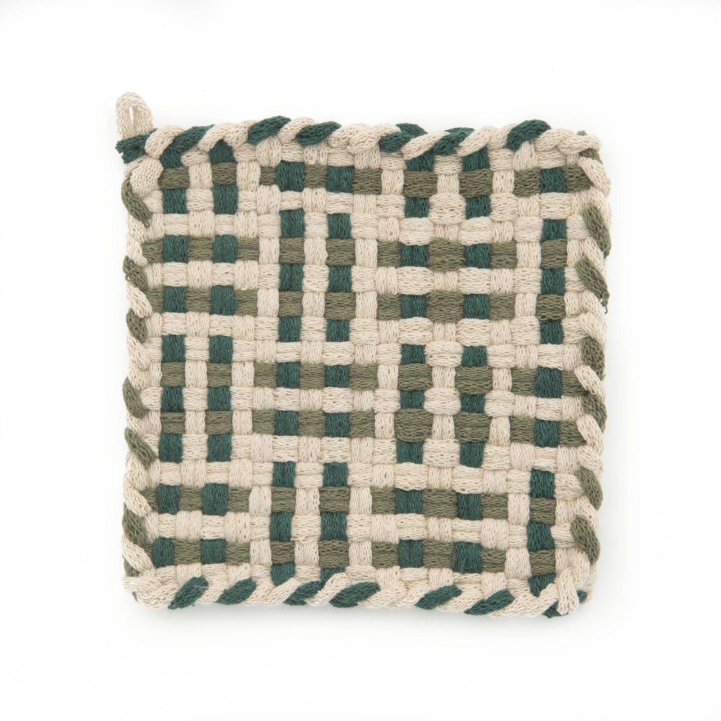Woven Pot Holder- Flax, Pine and Willow