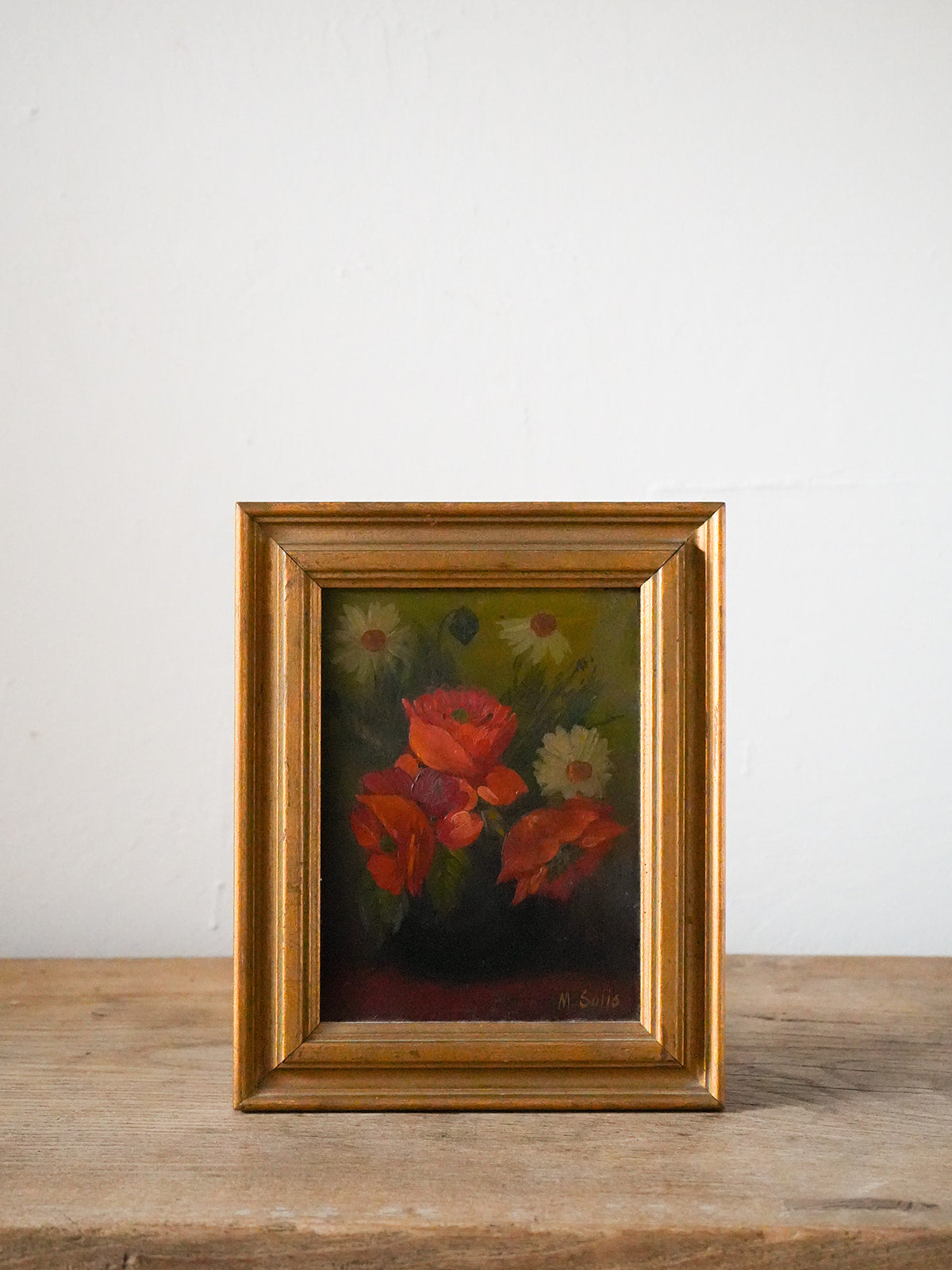 Framed Oil Floral