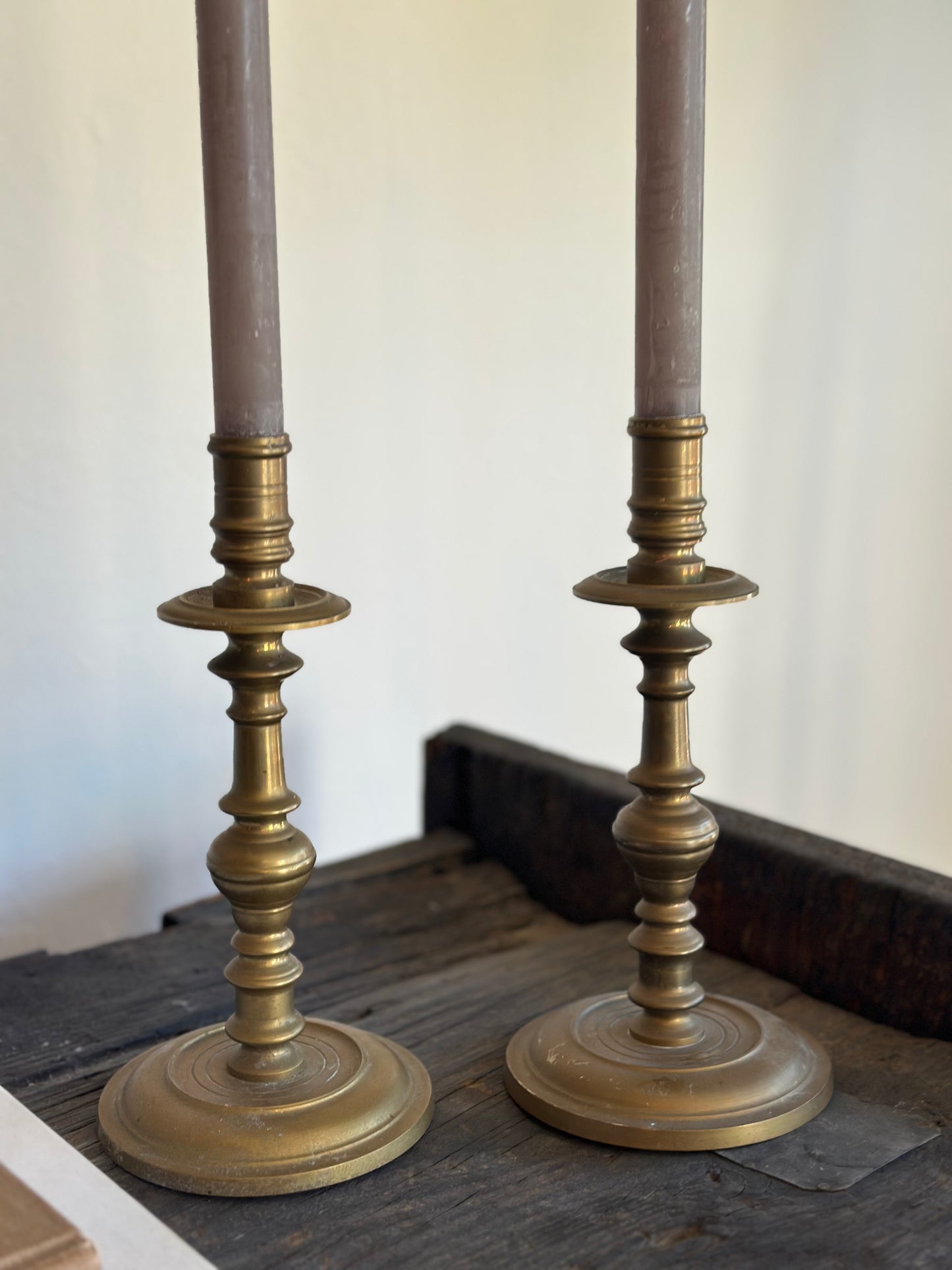 Pair of Brass Candlesticks