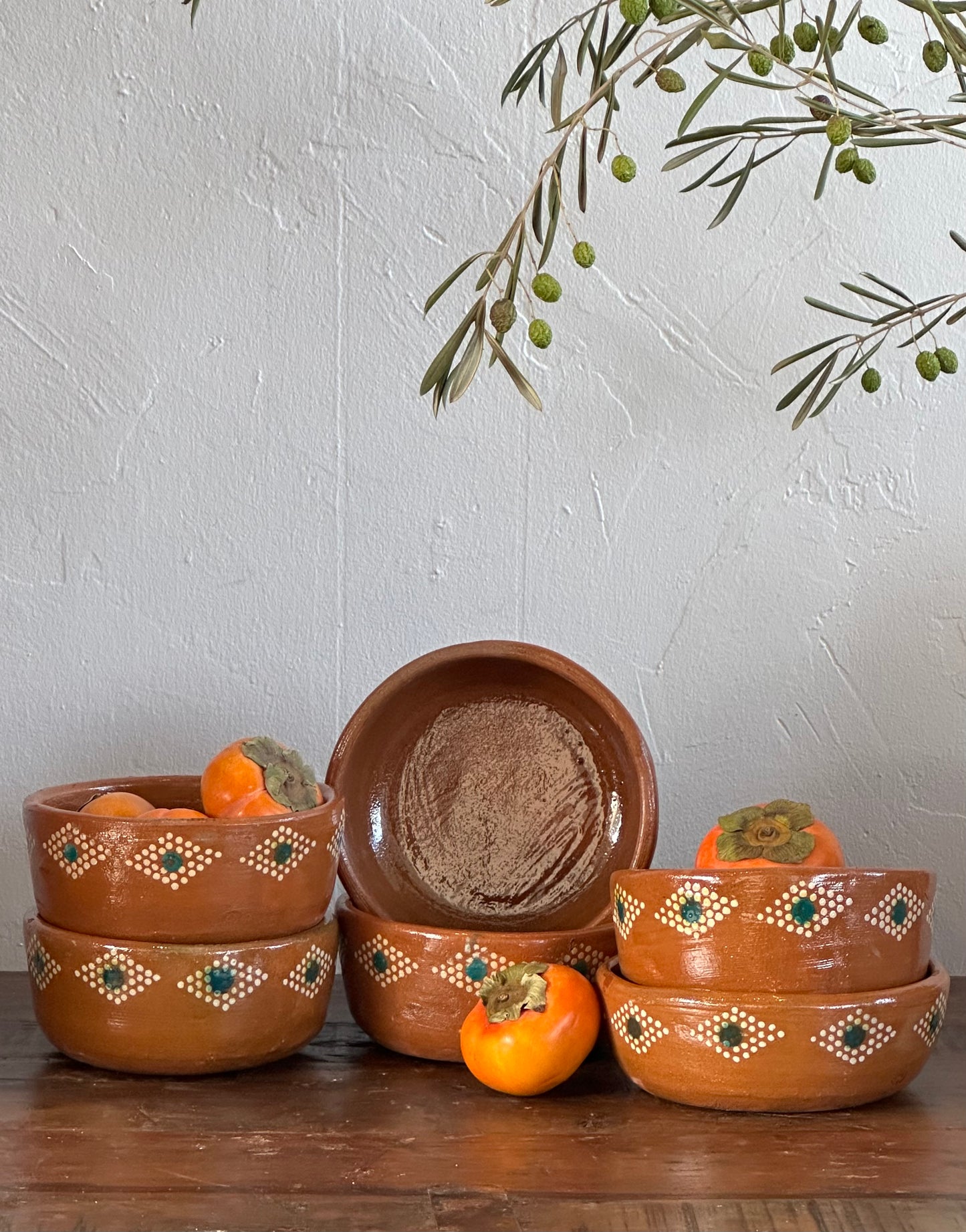 Painted Terracotta Bowls