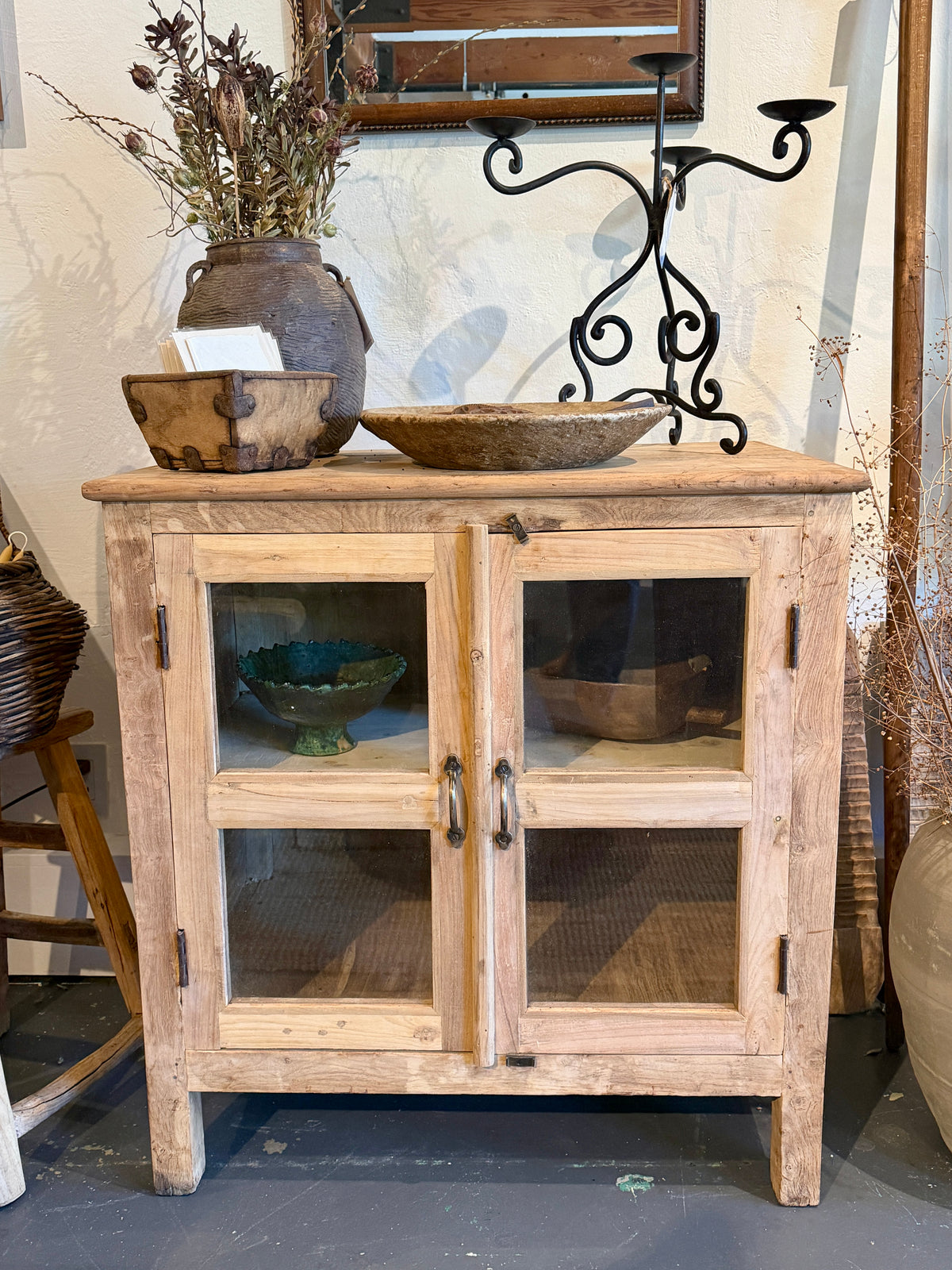 Vintage Teak Cabinet – Bleached