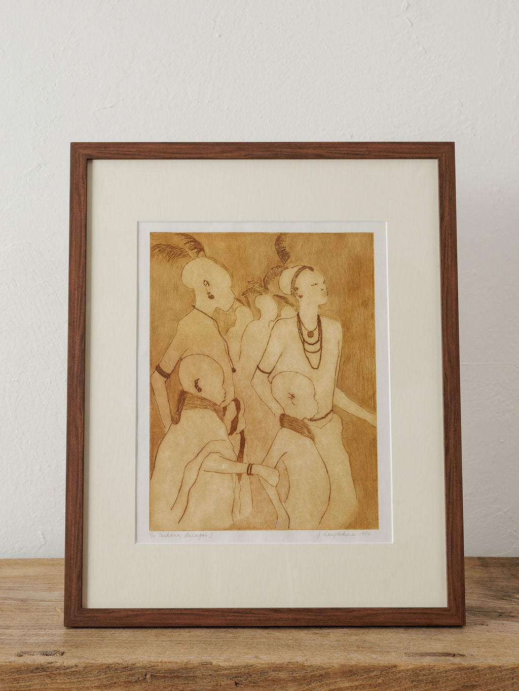 Framed African Etchings