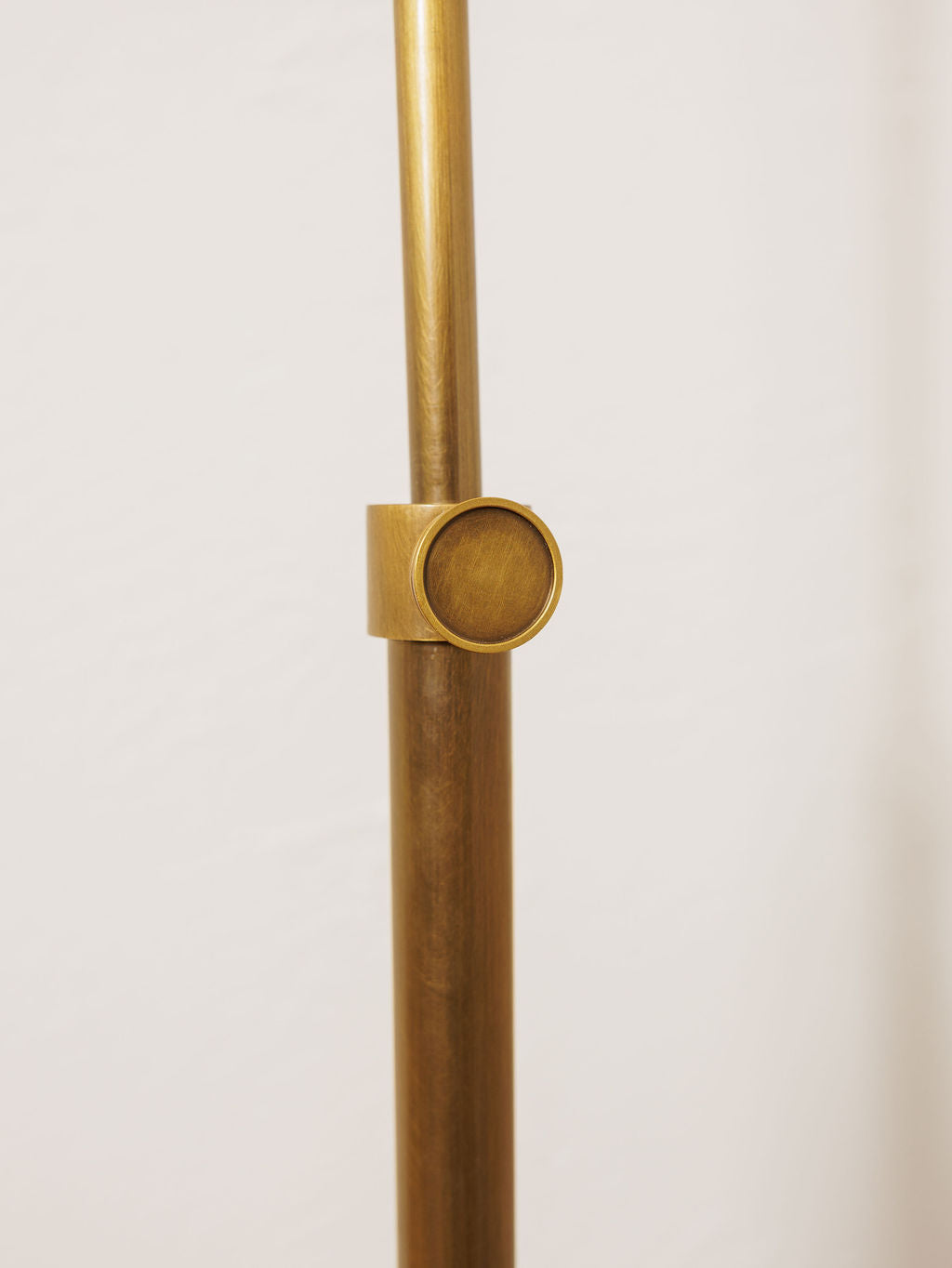 Brass Adjustable Library Floor Lamp