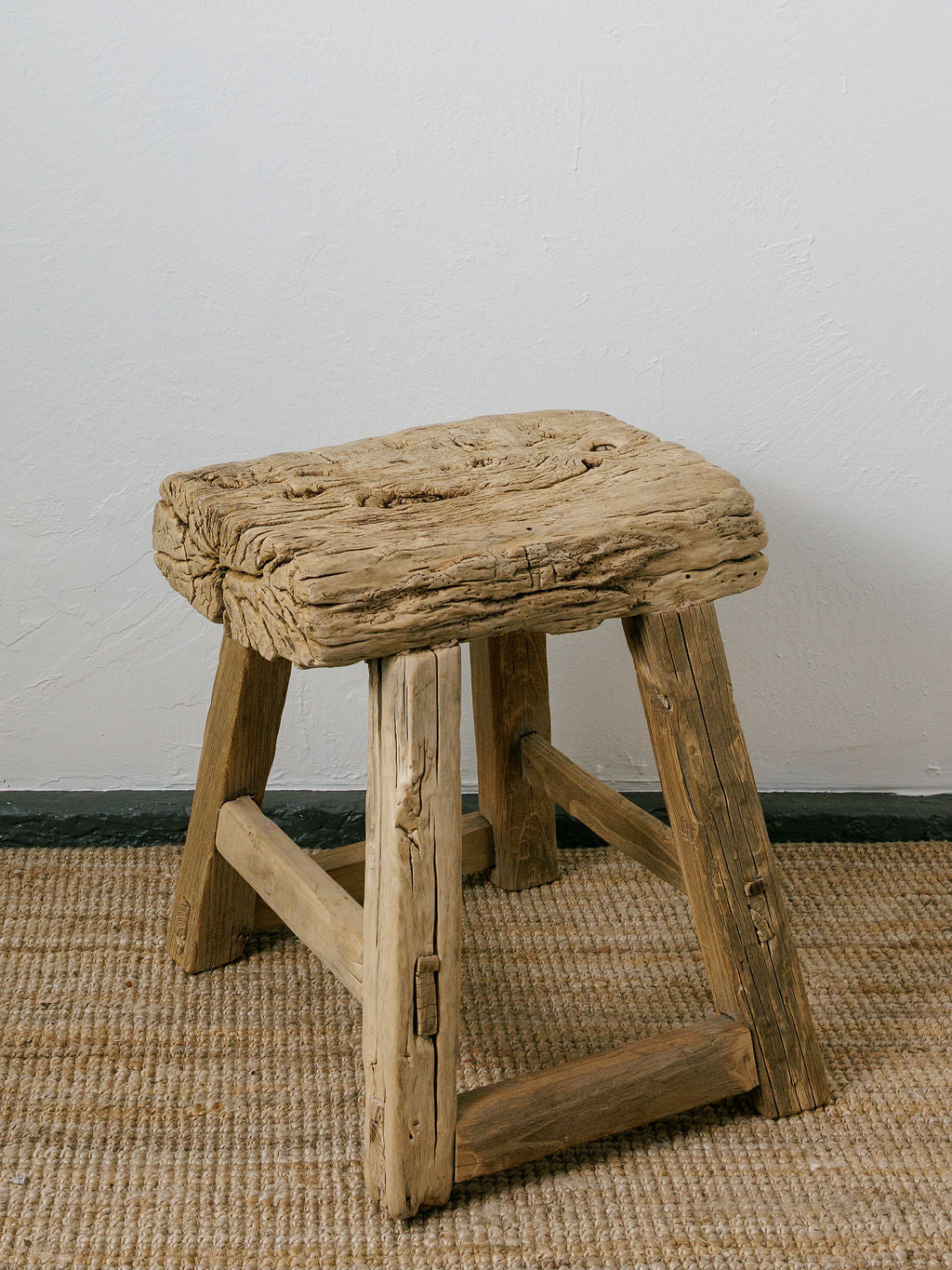 Chunky Elm Stool