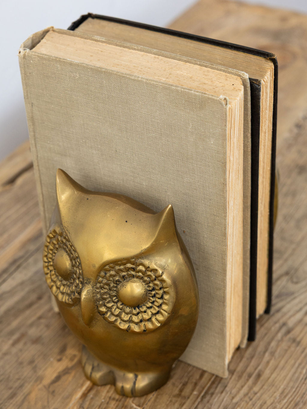Brass Owl Bookends