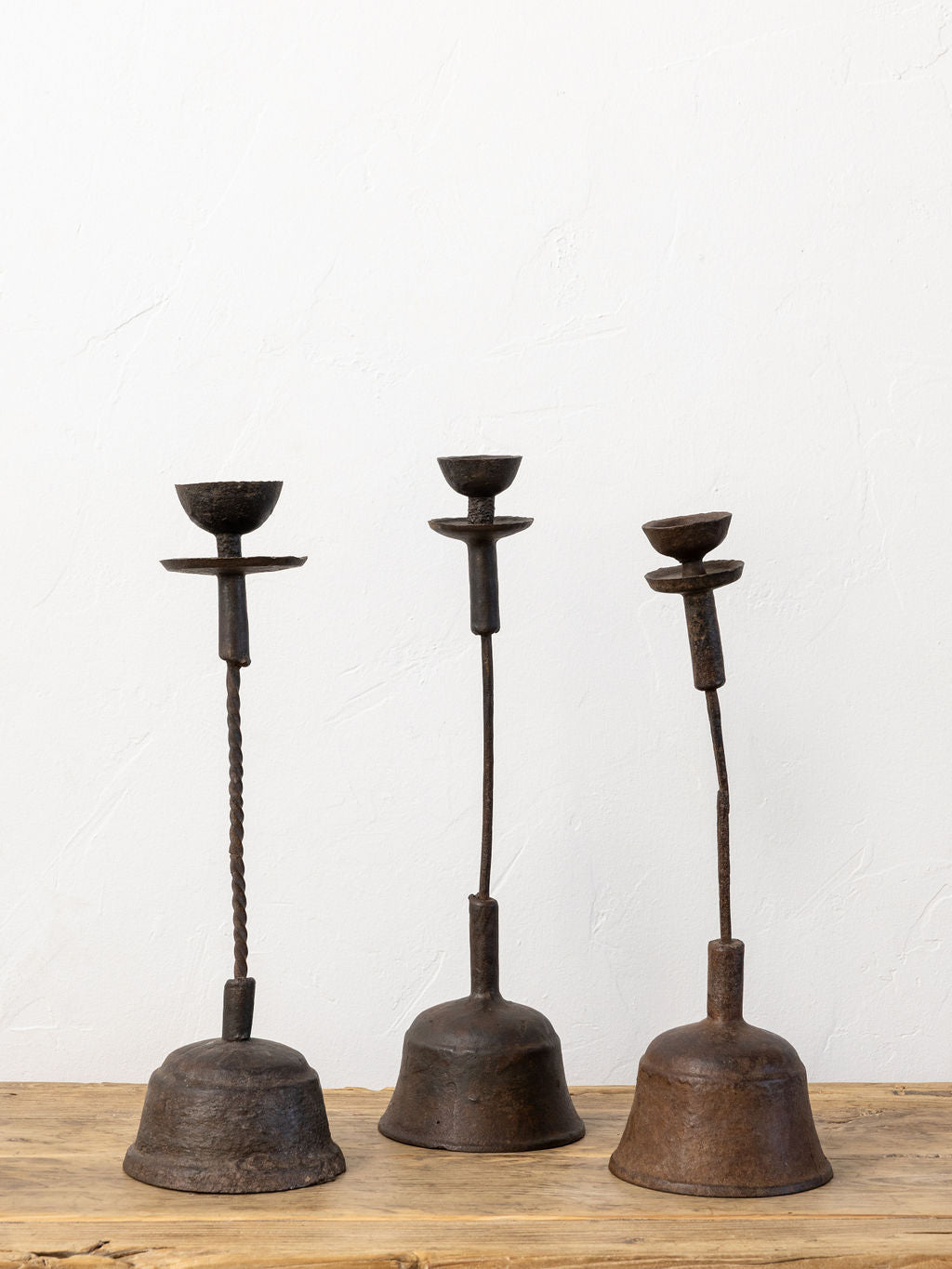 Vintage Iron Oil Lamp