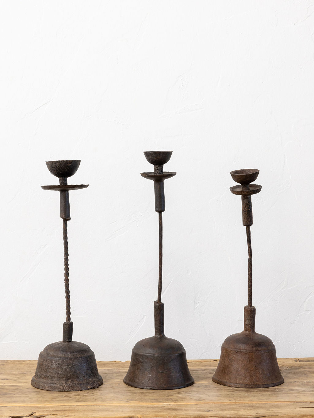 Vintage Iron Oil Lamp