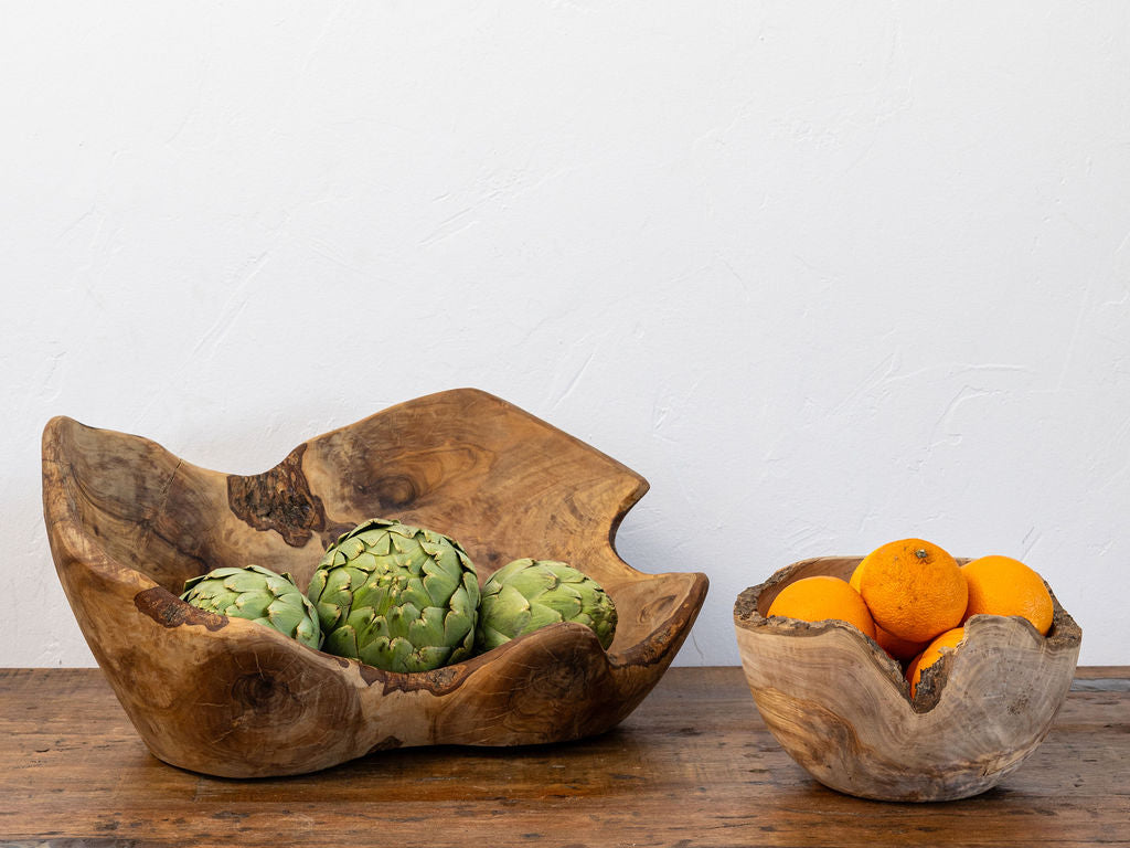 Irregular Olive Wood Bowl