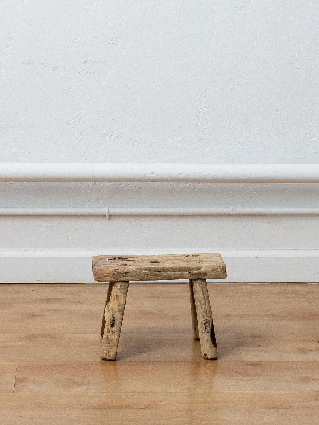 Vintage Reclaimed Small Elm Stool
