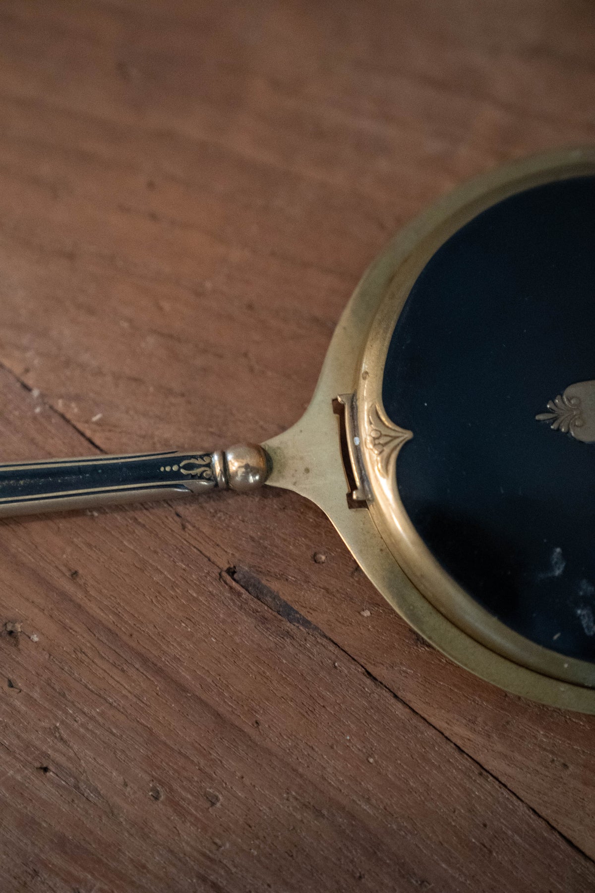 Art Deco Handheld Mirror