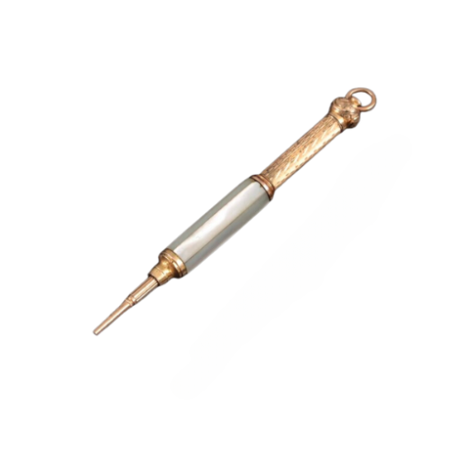 Victorian Mother of Pearl Pencil Charm