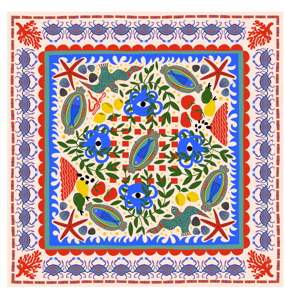 Mediterranean Muse Bandana
