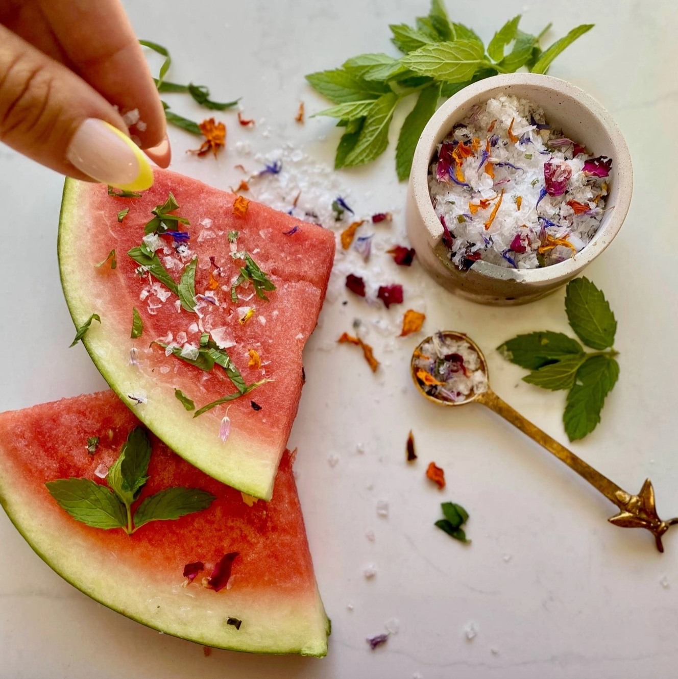 Floral Garnishing Salt