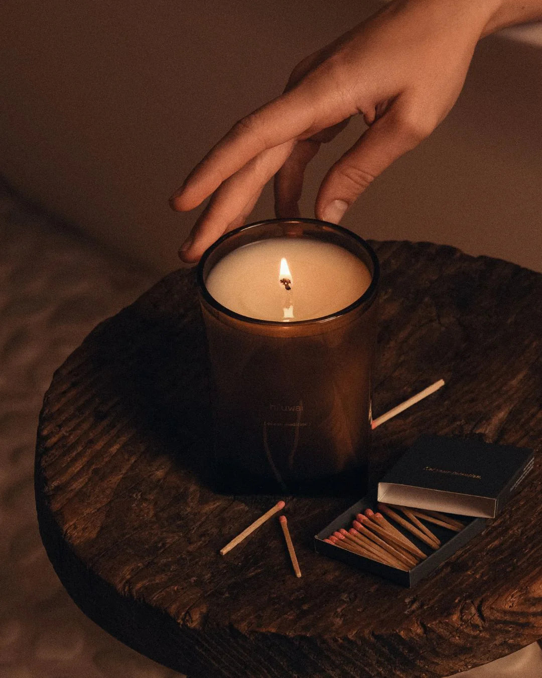 hi'uwai (ocean medicine) candle