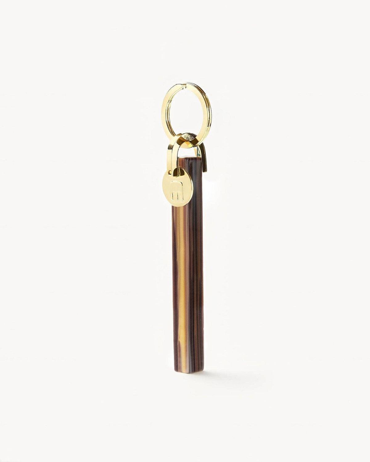 Bar Keychain in Tiger's Eye
