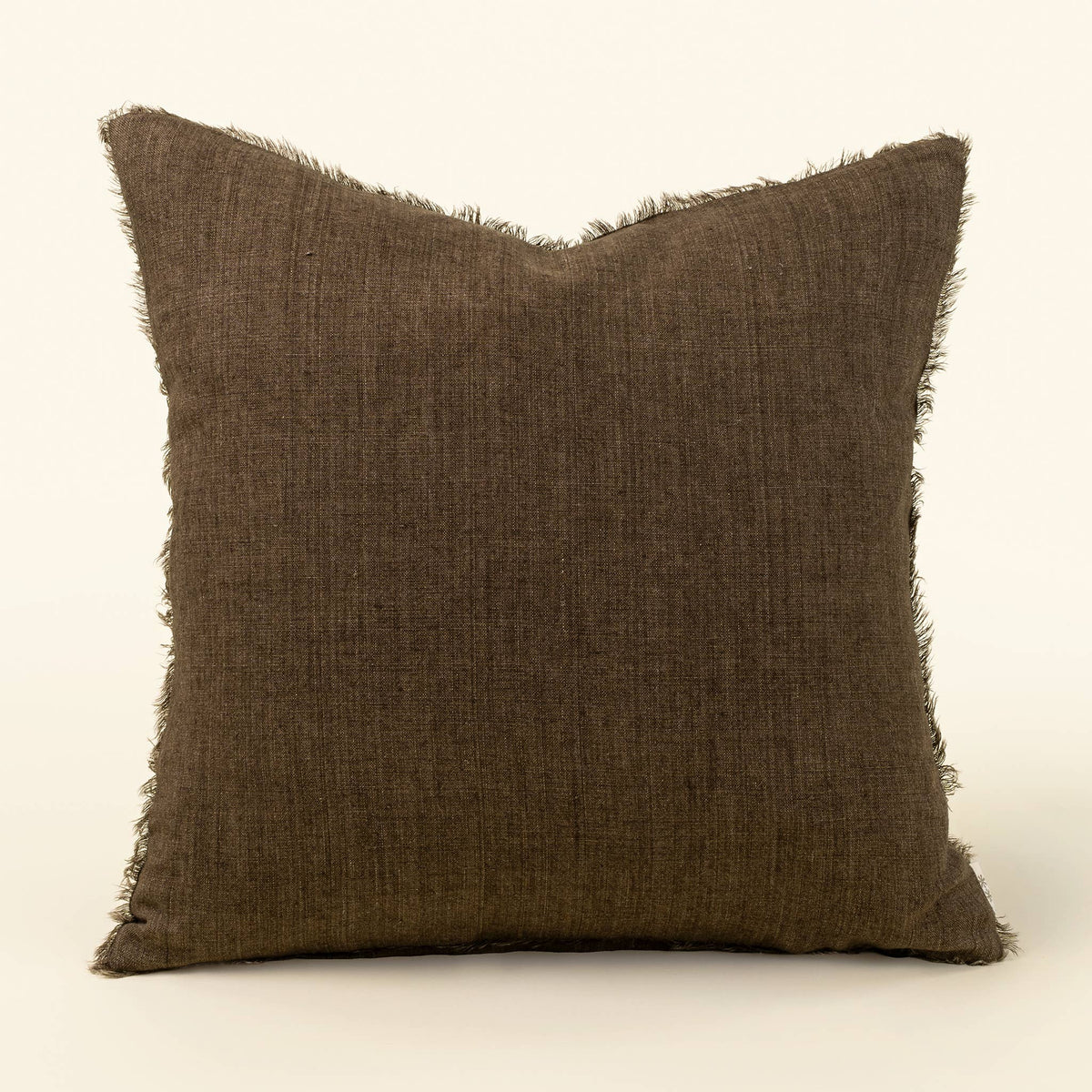 Lina Linen Pillow - Mocha