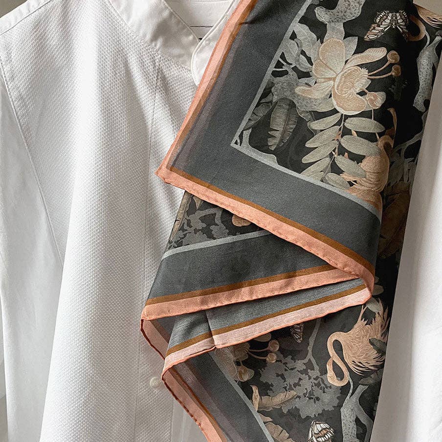 Silk Cotton Scarf Nephrite