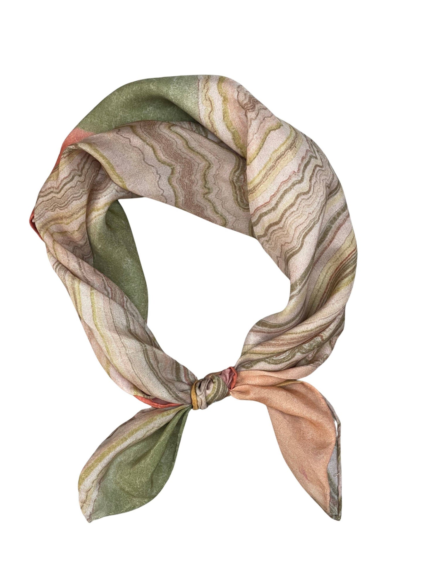 Golden Hour Silk Scarf