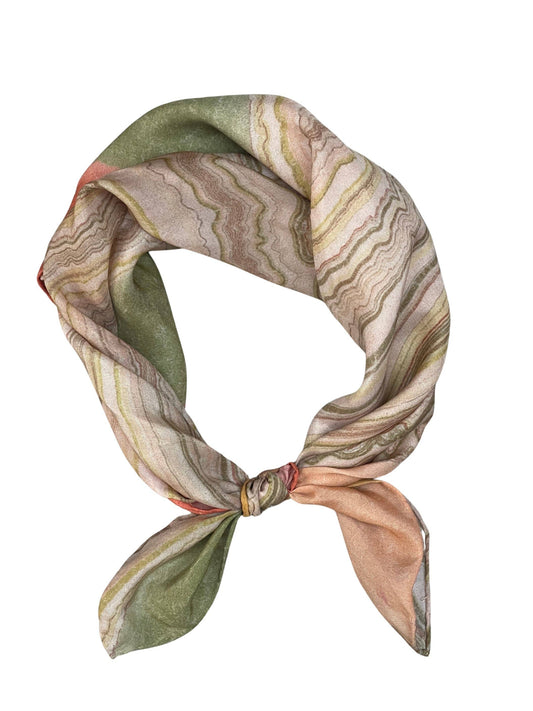 Golden Hour Silk Scarf