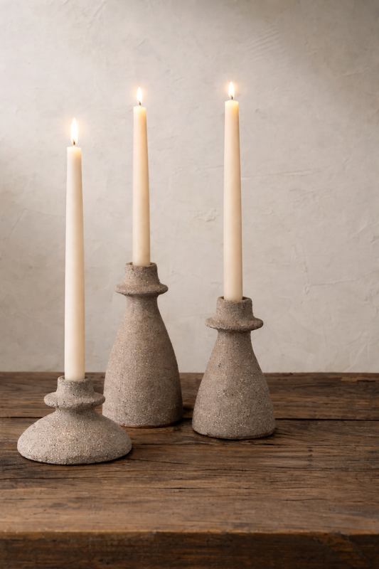 Arta Terracotta Candle Holder