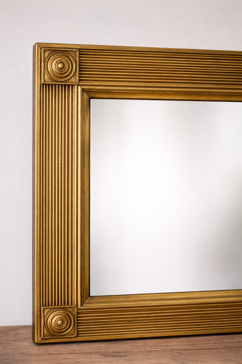 Gold Art Deco Gilded Mirror