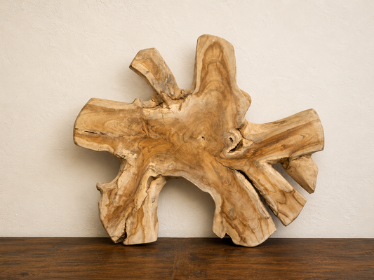 Large Irregular Teak Cutting Board