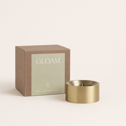 Spike Brass Candle Holder