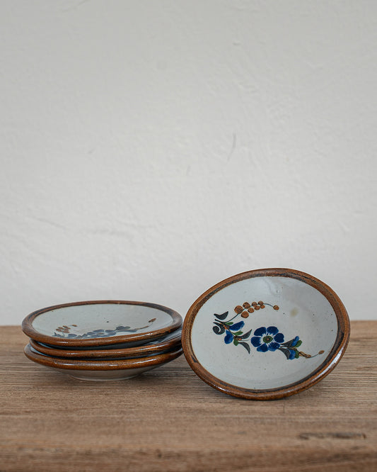 Small Floral Plates