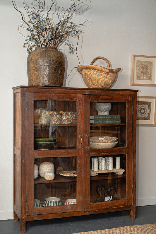 Glass & Wood Cabinet