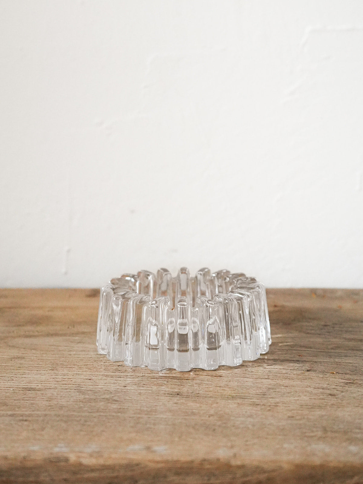 Brutalist Scandinavian Ice Glass Tray
