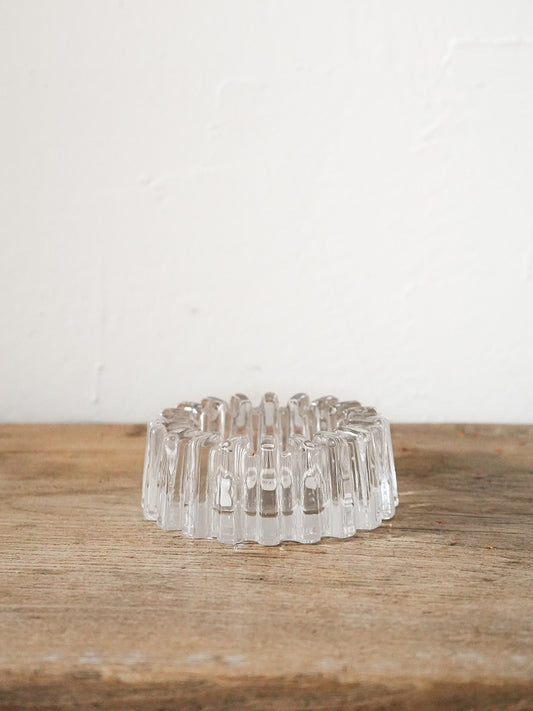 Brutalist Scandinavian Ice Glass Tray