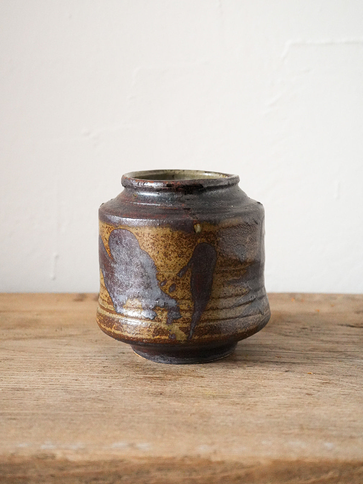 Ceramic Floral Short Vase
