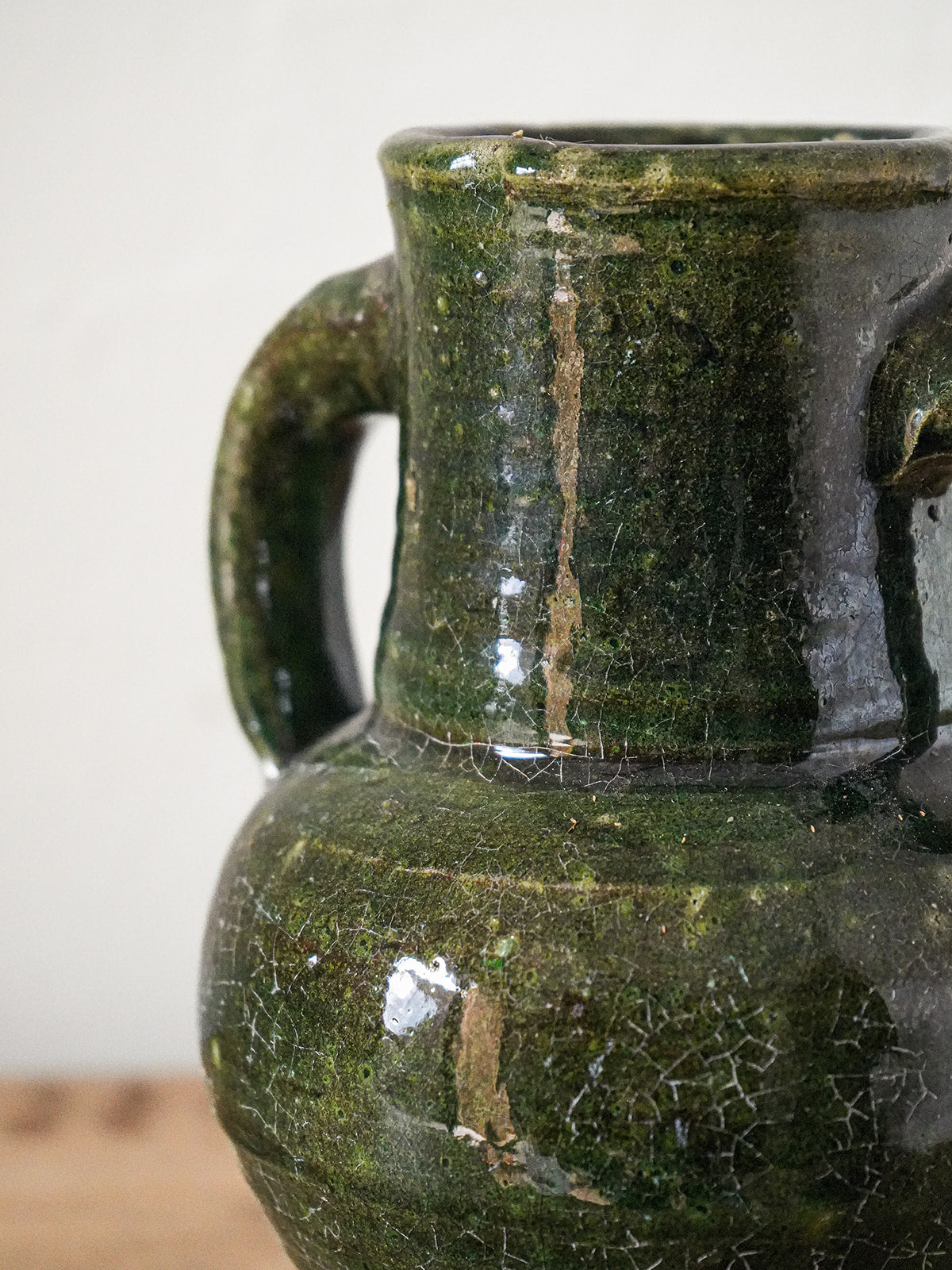 Small Green Glazed Vase
