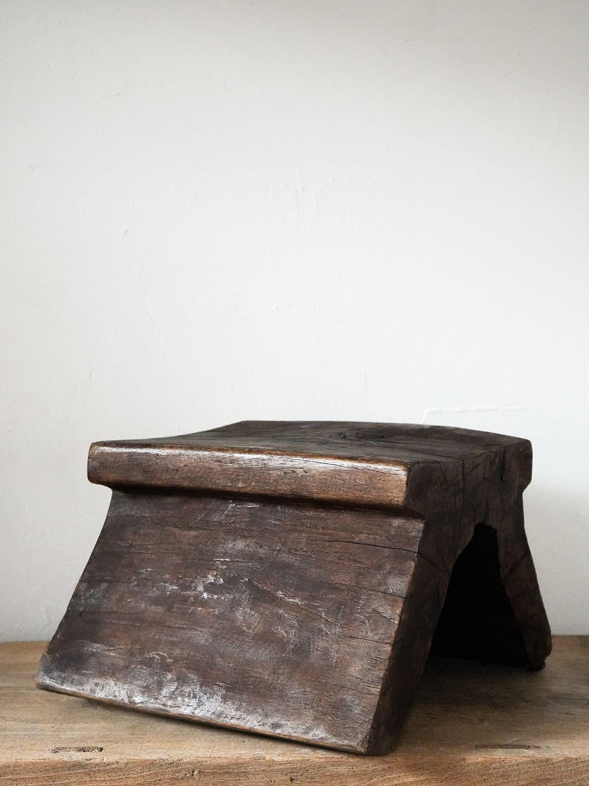 Vintage Wood Bajot Stool