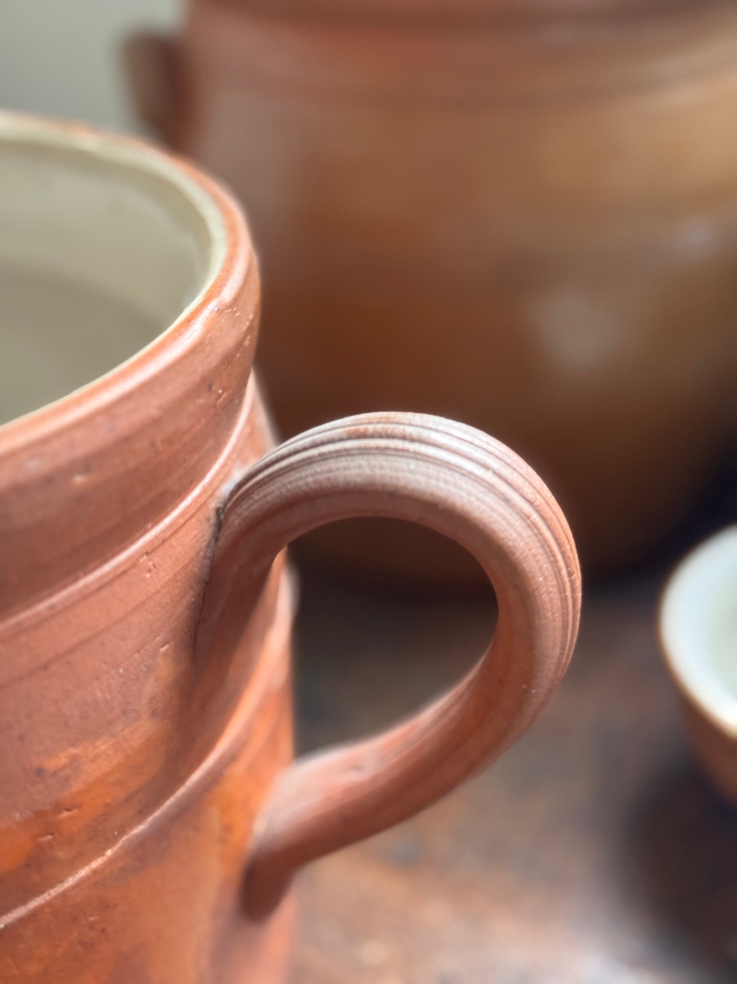 French Handled Jar