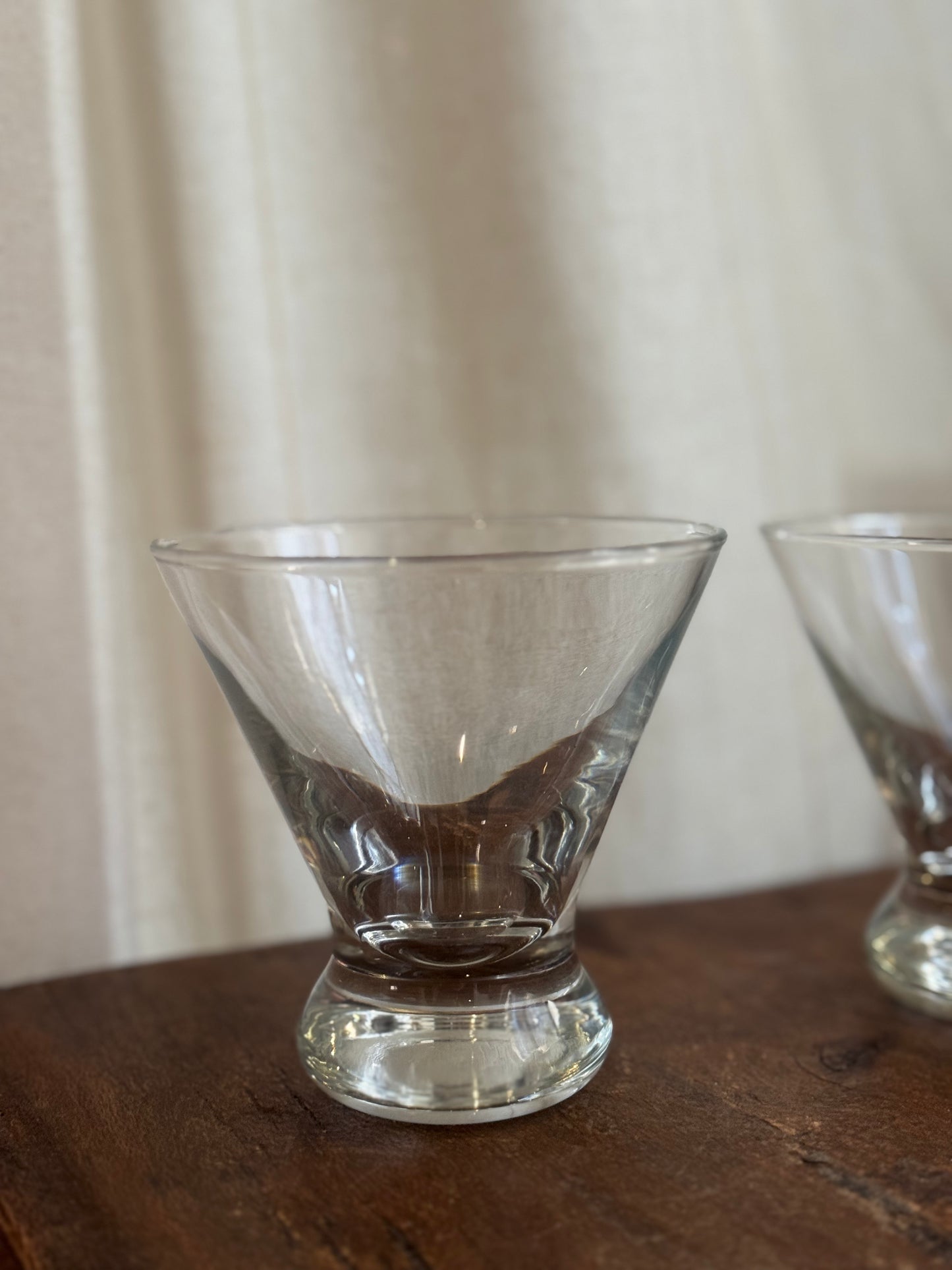 Stemless Martini Glass Set of 4