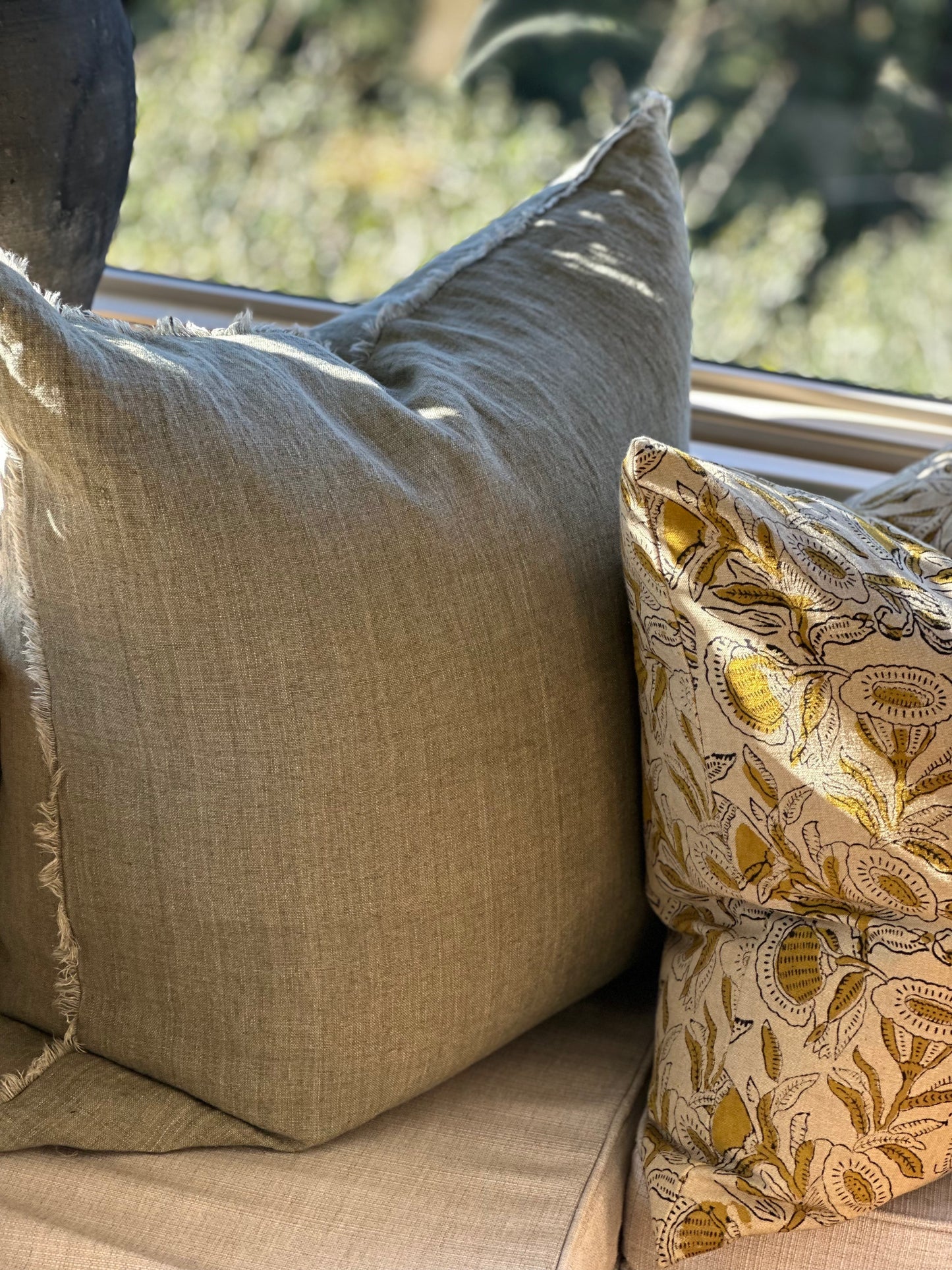Block Print Pillow
