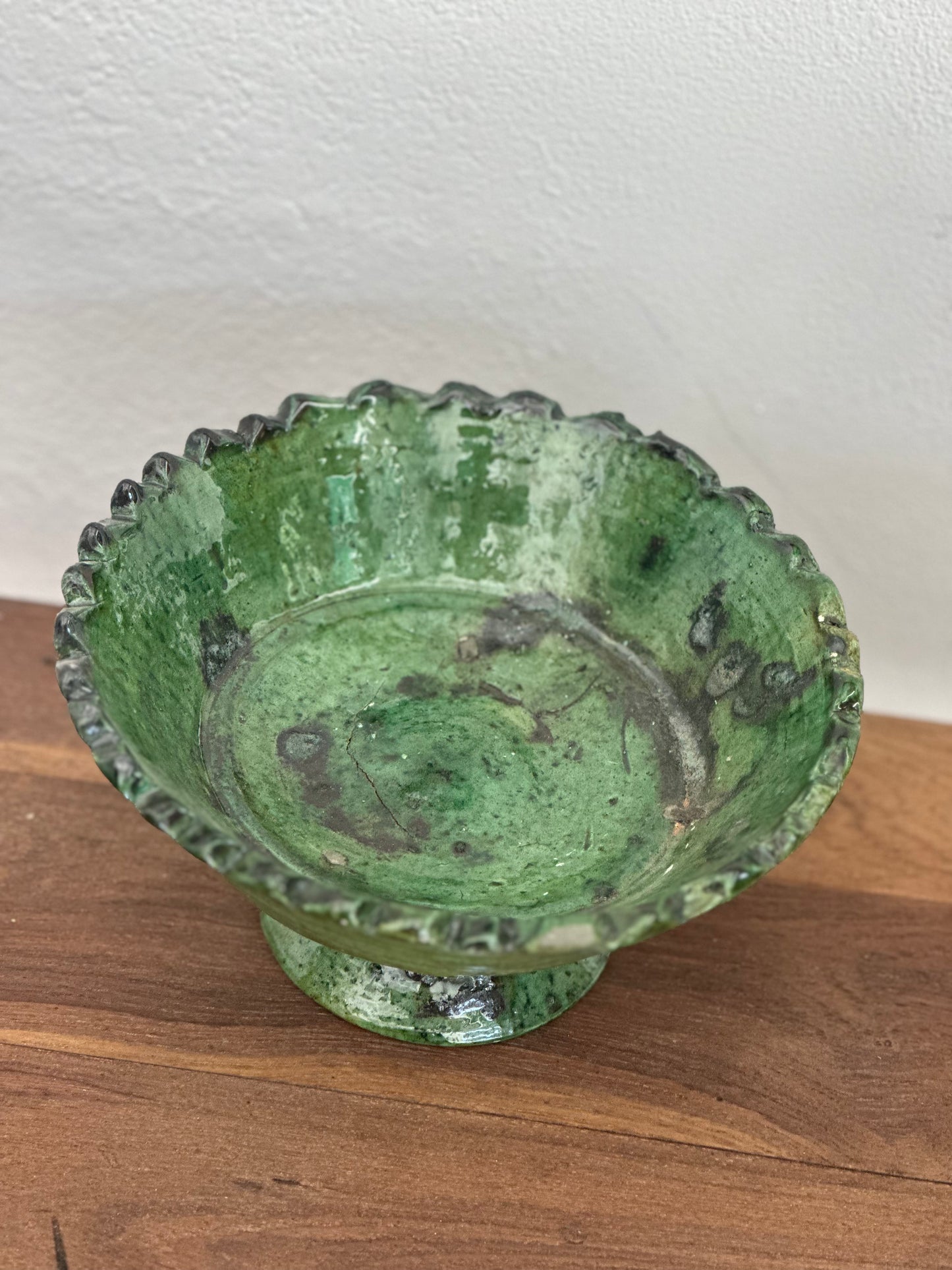 Tamegroute Footed Fruit Bowl