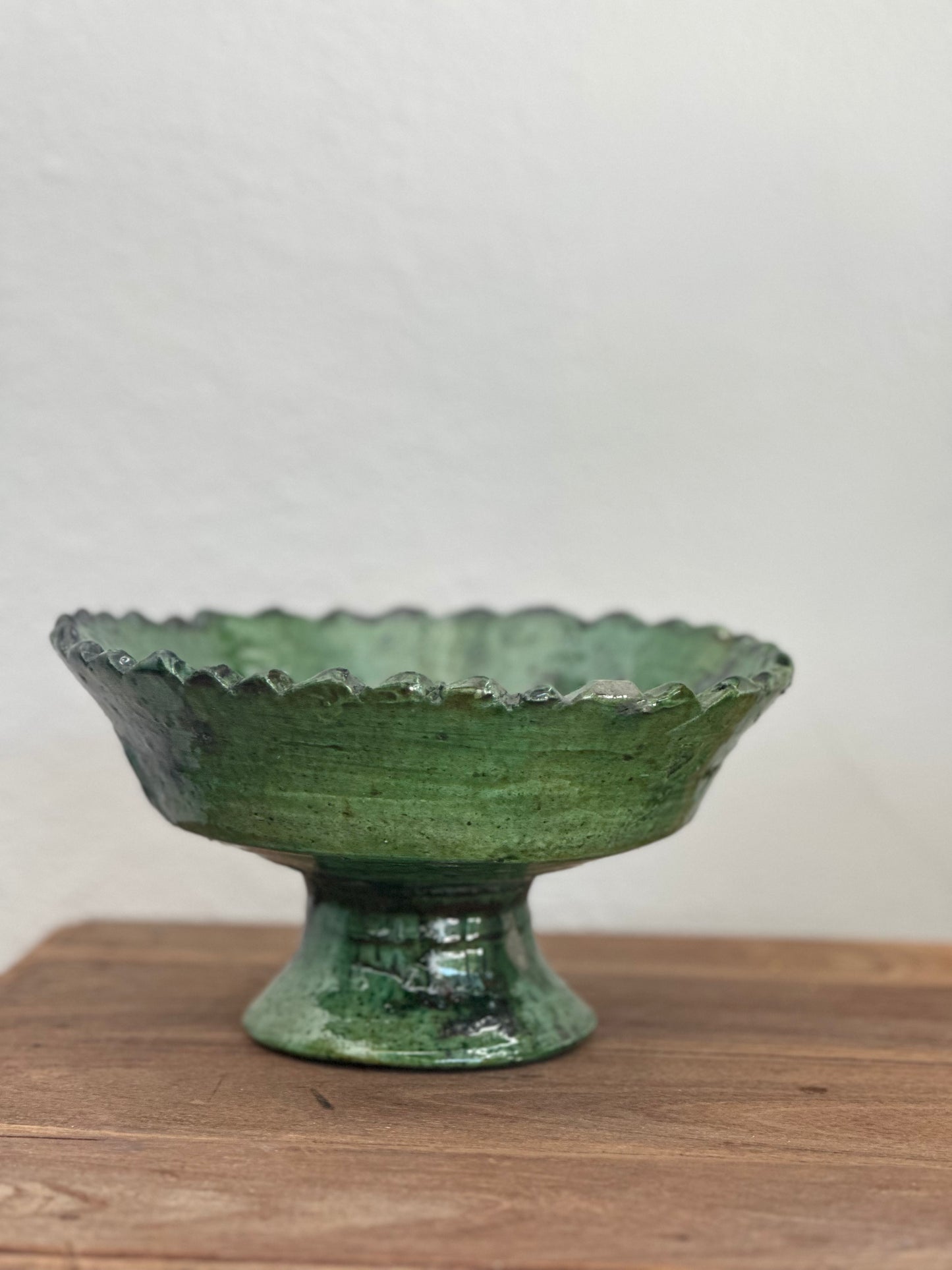 Tamegroute Footed Fruit Bowl