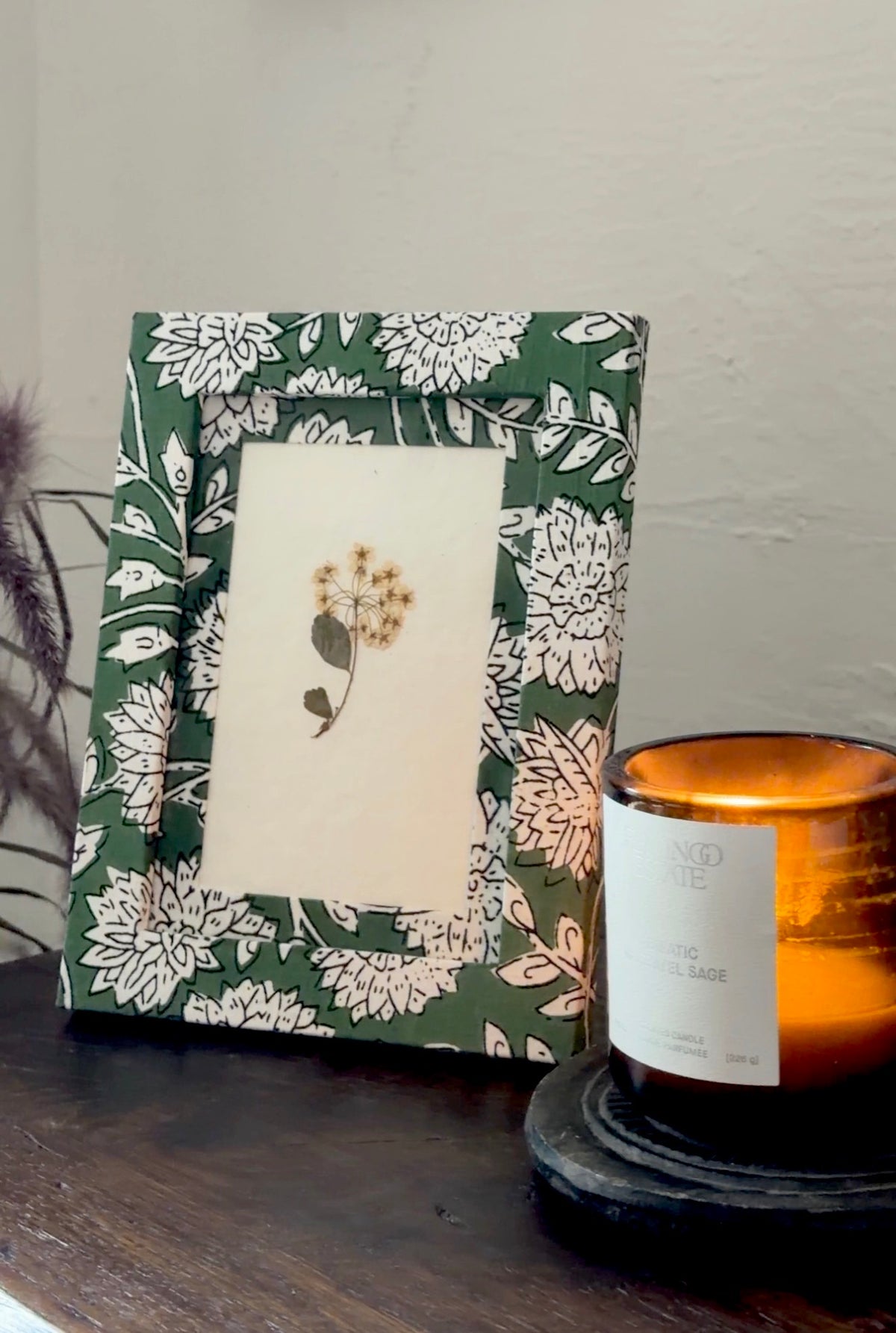 Fabric Wrapped Picture Frame – 5x6"