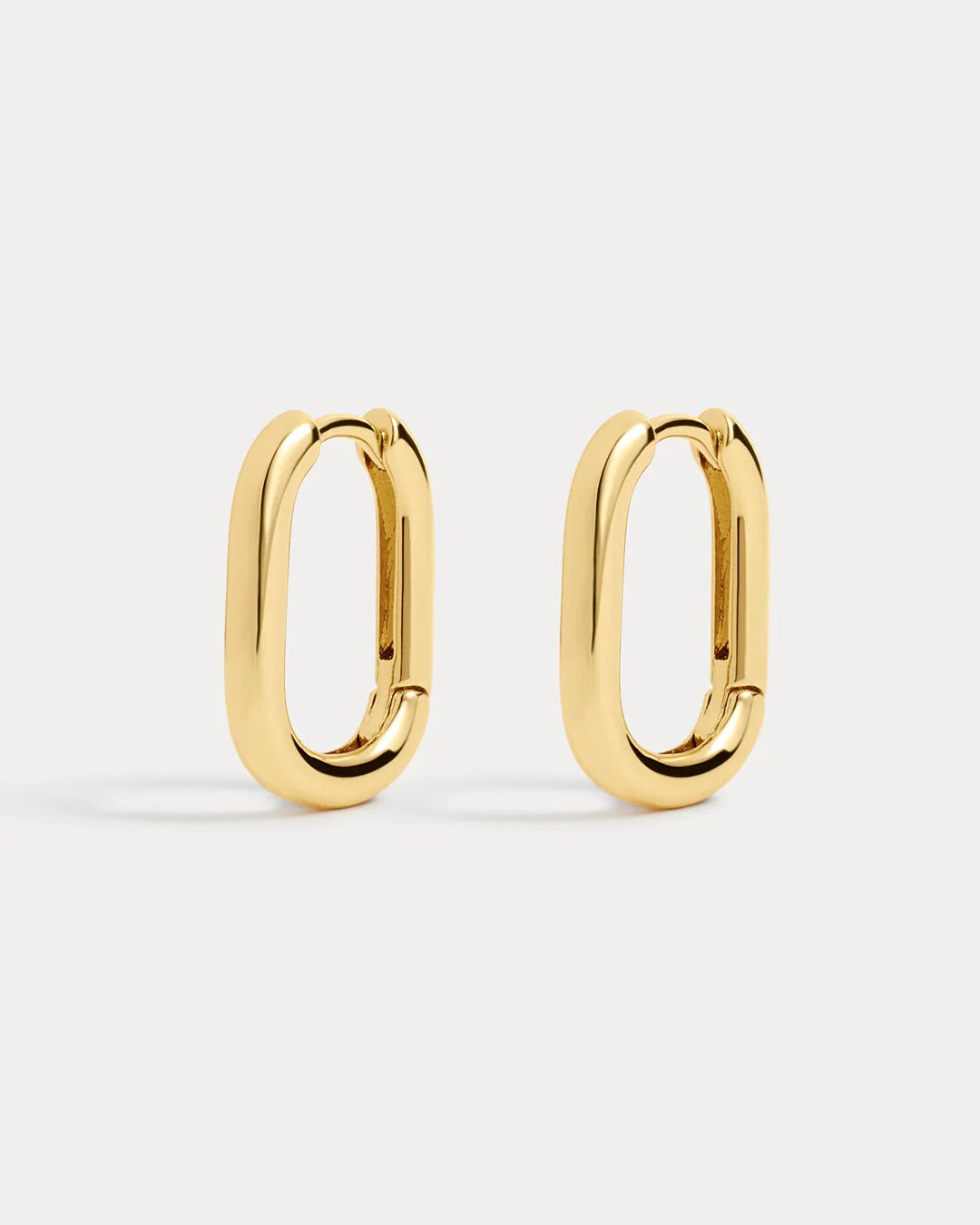 Chain Link Huggie Earrings