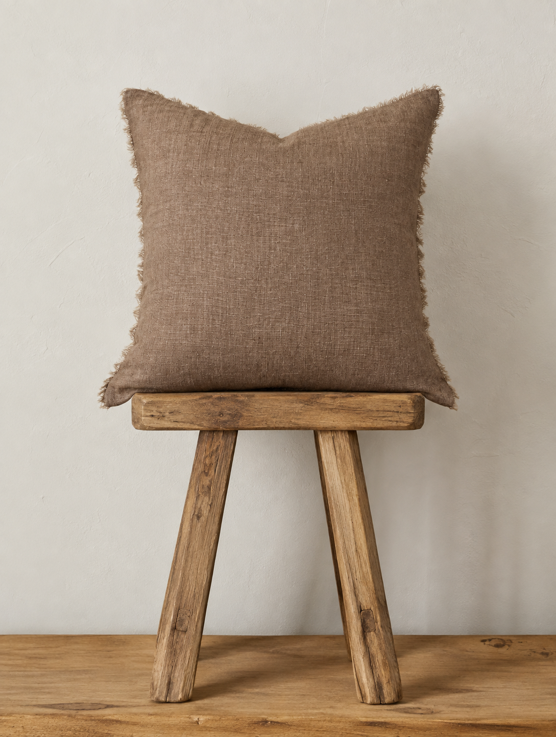 Lina Linen Pillow-Rooibos