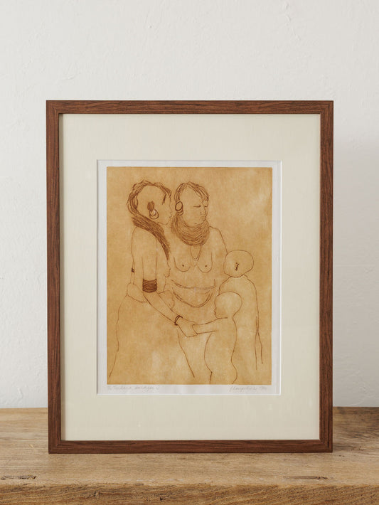 Framed African Etchings