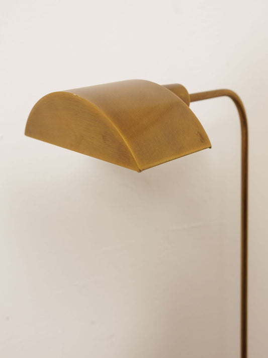 Brass Adjustable Library Floor Lamp