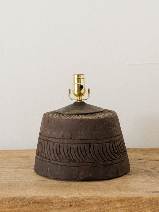 Wooden Architectural Pillar Lamp