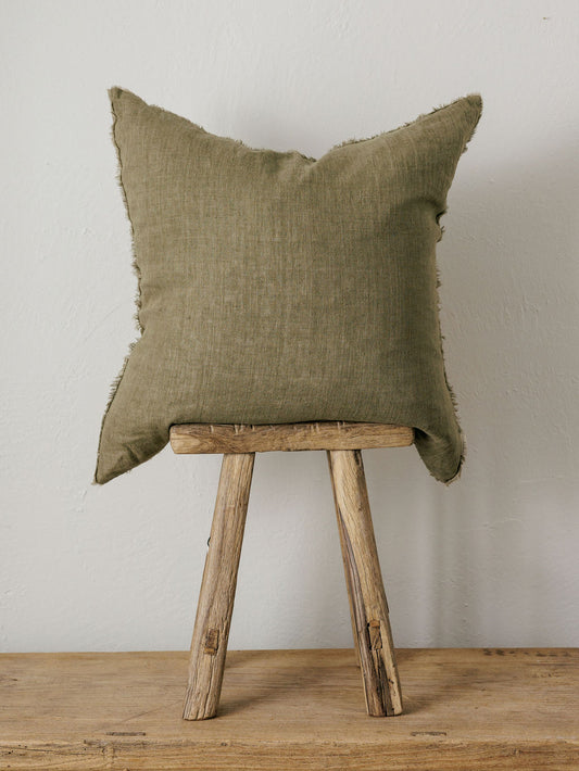 Belgian Linen Pillow- Shadow