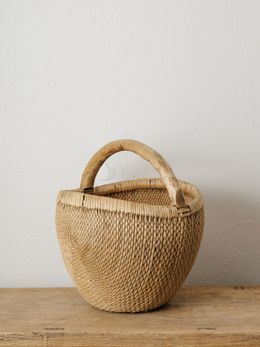 Vintage Chinese Gathering Basket