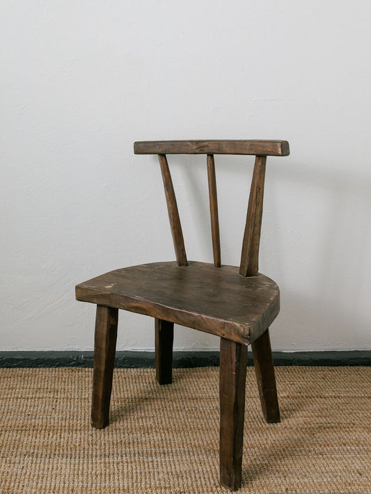 Indonesian Hand-Carved Primitive Chair