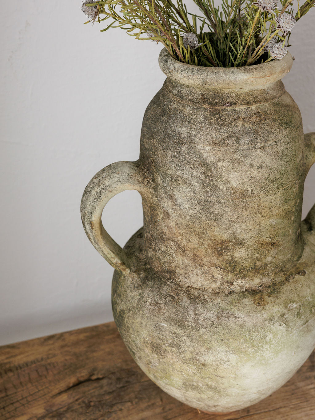 Medium Tunisian White Urn